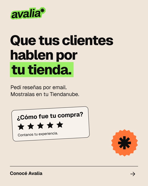 Avalia social post: Que tus clientes hablen por tu tienda